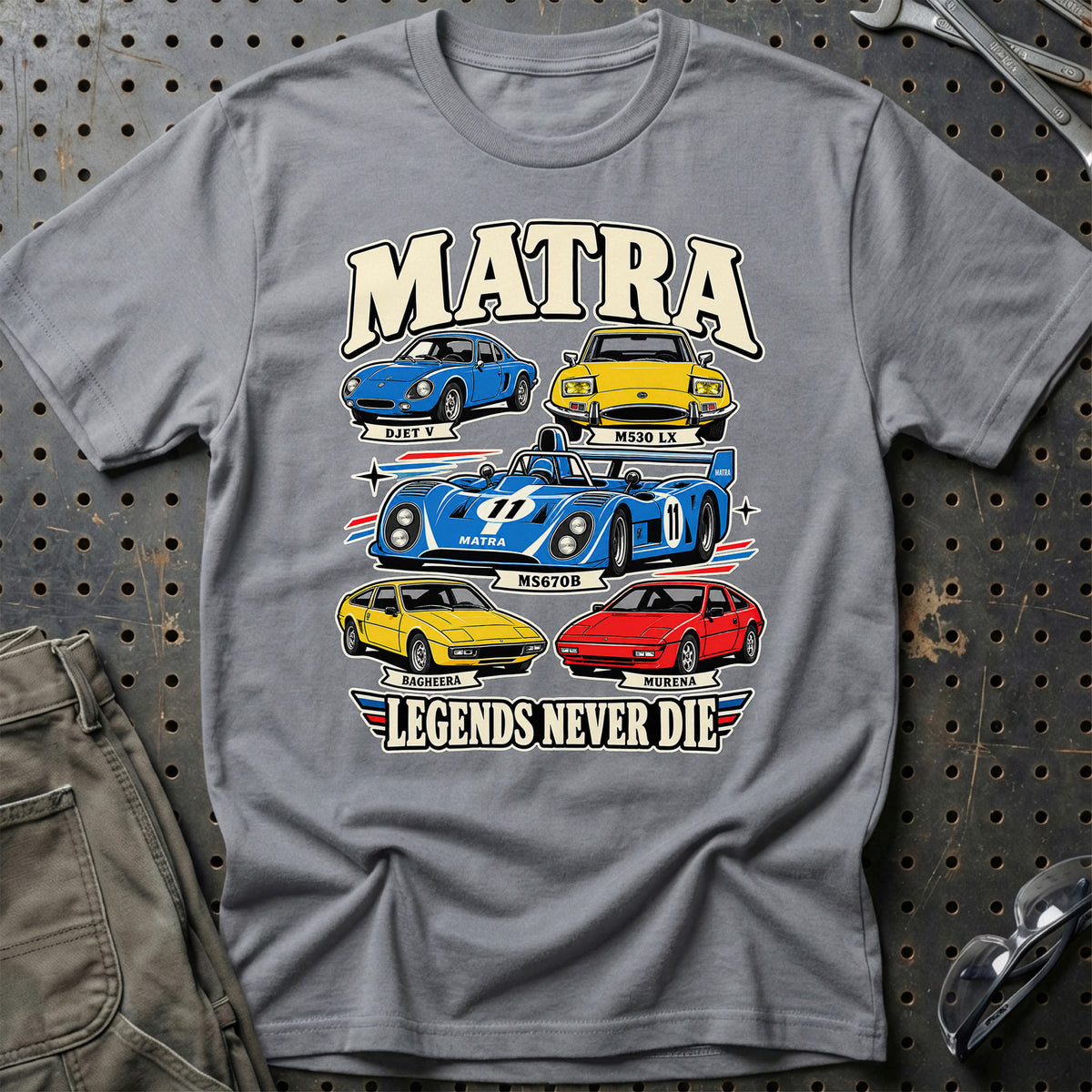 
Produktbillede af Matra Legends Never Die T-Shirt