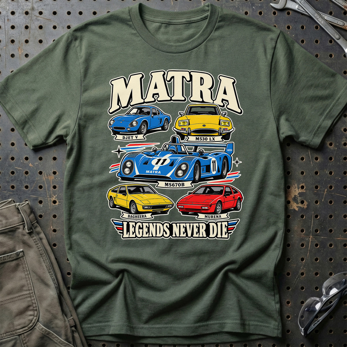 
Produktbillede af Matra Legends Never Die T-Shirt
