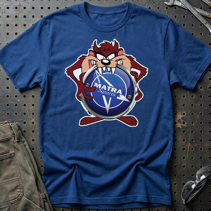 Matra TAZ Unisex T-Shirt , Bomuld-Beklædning-Matra-Blå Royal-S-Garage Culture Shop- garage - man cave - merchandise