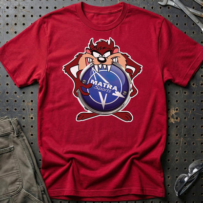 Matra TAZ Unisex T-Shirt , Bomuld-Beklædning-Matra-Rød-S-Garage Culture Shop- garage - man cave - merchandise