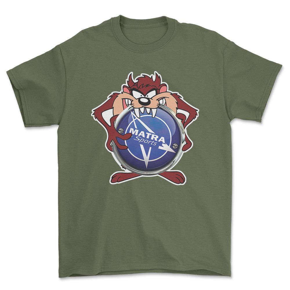 Matra TAZ Unisex T-Shirt , Bomuld-Beklædning-Matra-Grøn Militær-S-Forside-Garage Culture Shop- garage - man cave - merchandise