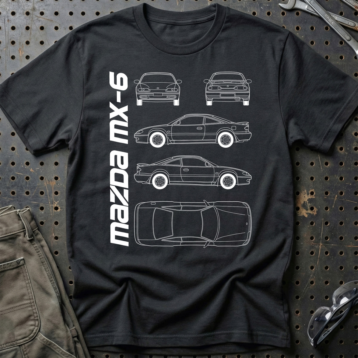 
Mazda Mx-6 (Ge) T-Shirt – Sort