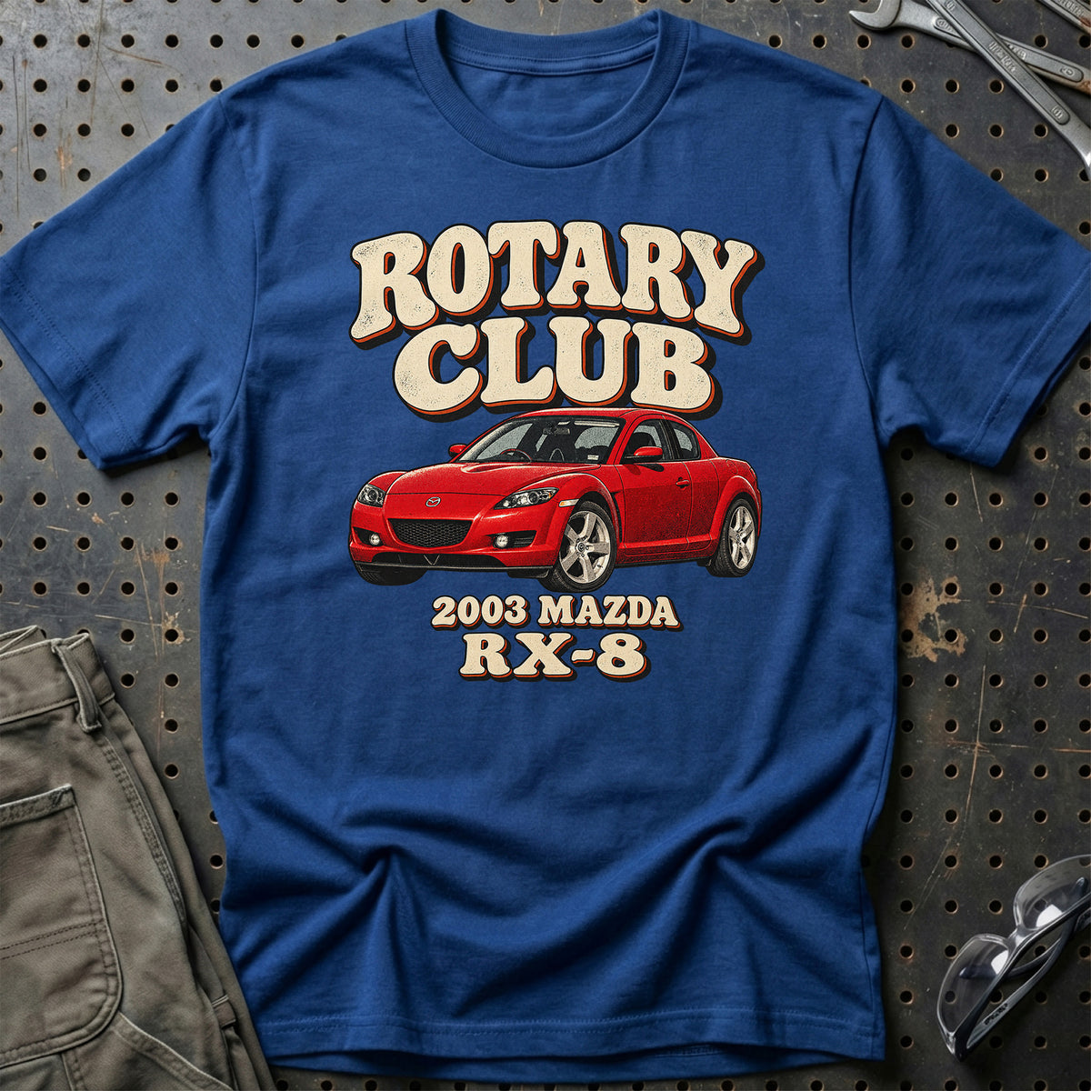 
Mazda RX-8 2003 – Rotary Club T-Shirt – Blå Royal