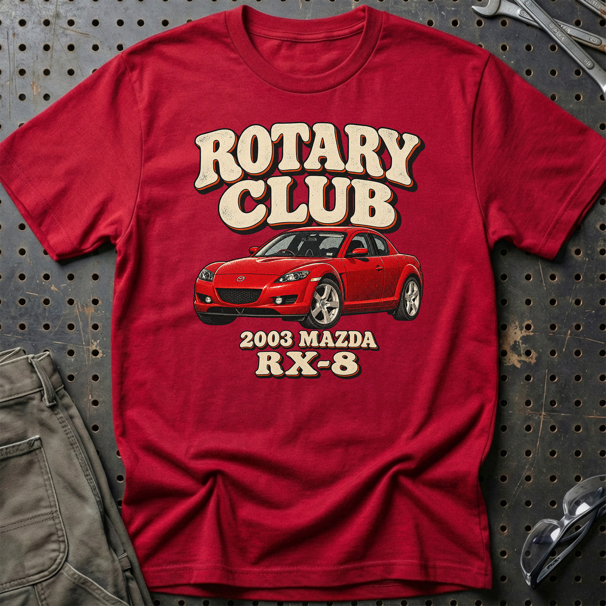 
Mazda RX-8 2003 – Rotary Club T-Shirt – Rød