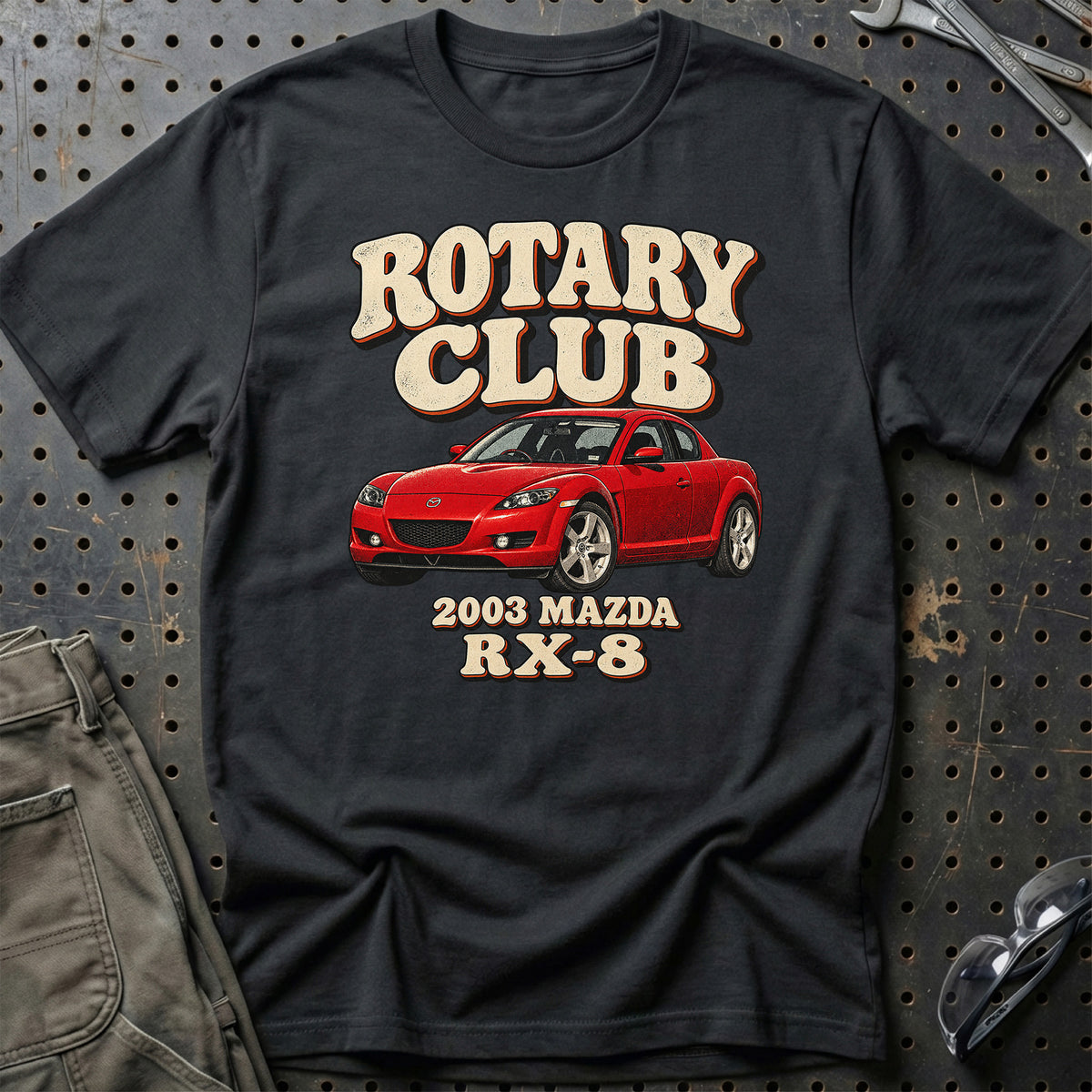 
Mazda RX-8 2003 – Rotary Club T-Shirt – Sort