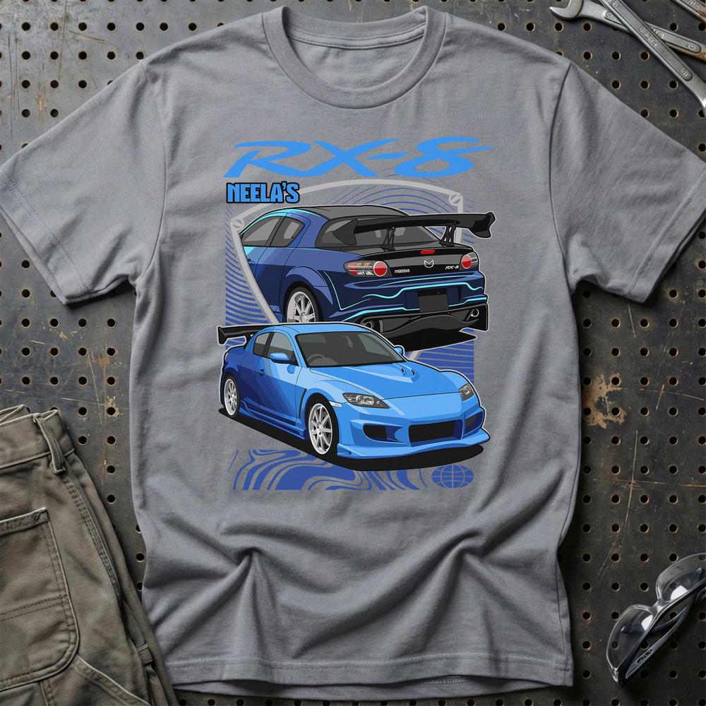 Mazda RX8 Fast And Furios Cars T-Shirt-Beklædning-Mazda-Grå Sport-S-Garage Culture Shop- garage - man cave - merchandise