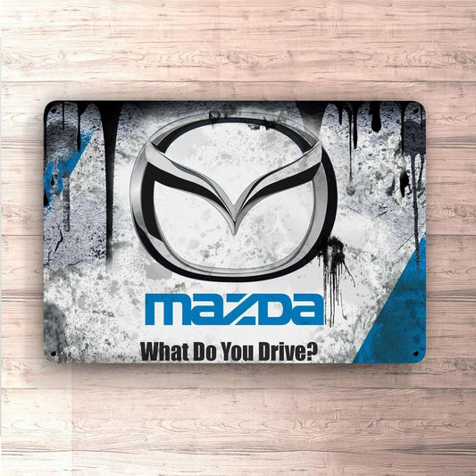 Mazda Skilte, Musemåtte, Dørmåtte , Plakat-Skilte-Mazda-Garage Culture Shop- garage - man cave - merchandise