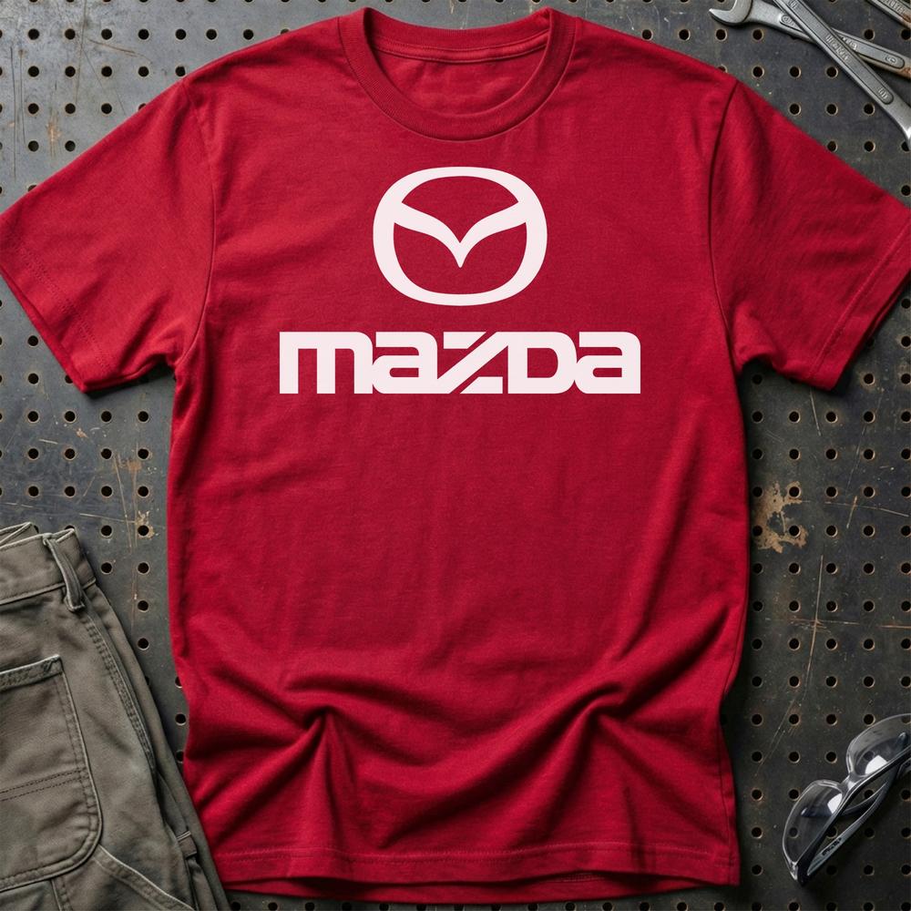 Mazda T-Shirt-Beklædning-Mazda-Rød-S-Garage Culture Shop- garage - man cave - merchandise