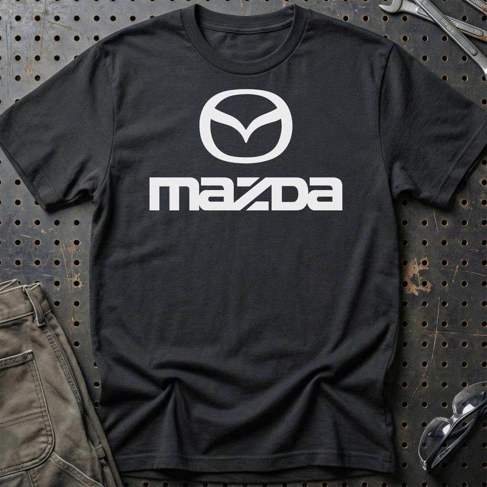 Mazda T-Shirt-Beklædning-Mazda-Sort-S-Garage Culture Shop- garage - man cave - merchandise