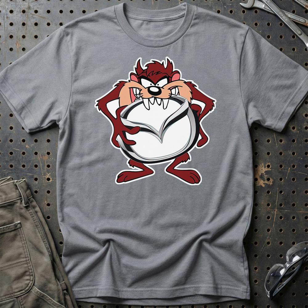 Mazda TAZ T-Shirt-Beklædning-Mazda-Grå Sport-S-Garage Culture Shop- garage - man cave - merchandise