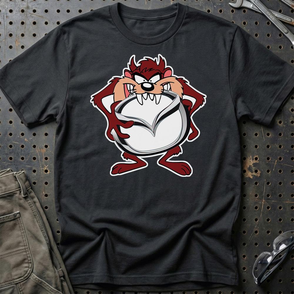 Mazda TAZ T-Shirt-Beklædning-Mazda-Sort-S-Garage Culture Shop- garage - man cave - merchandise