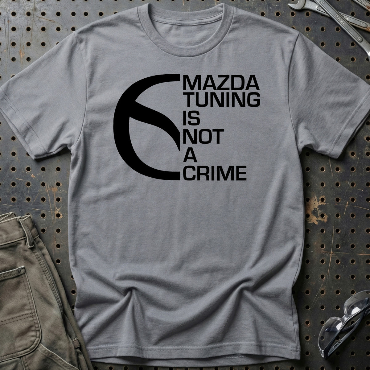 
Mazda Tuning Is Not A Crime T-Shirt – Grå Sport