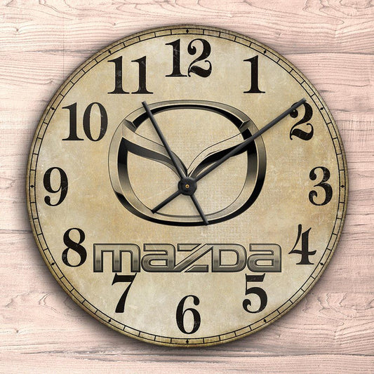Mazda Vægur Rundt-Clock-Mazda-Garage Culture Shop- garage - man cave - merchandise
