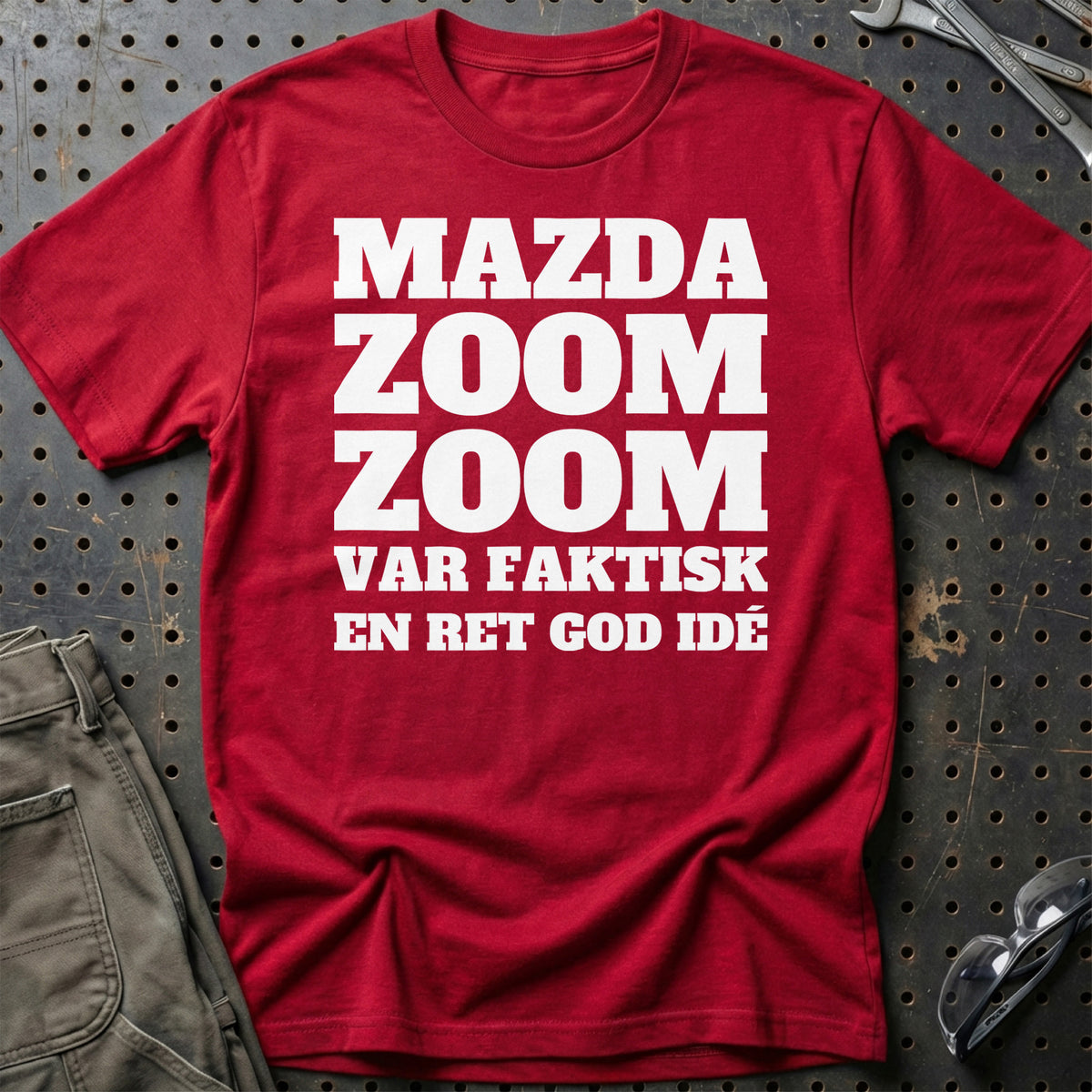 
Produktbillede af Mazda – Zoom Zoom Var Faktisk En Ret God Idé T-Shirt