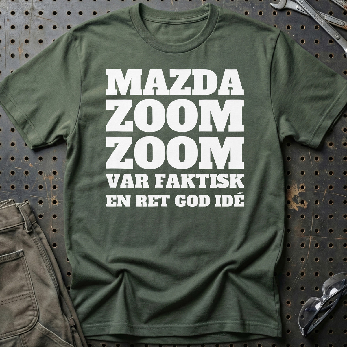 
Produktbillede af Mazda – Zoom Zoom Var Faktisk En Ret God Idé T-Shirt