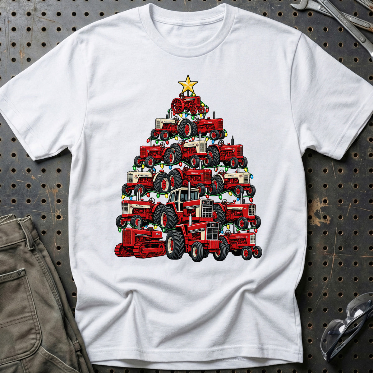 McCormick Juletræ T-Shirt-Beklædning-McCormick-Hvid-S-Garage Culture Shop- garage - man cave - merchandise