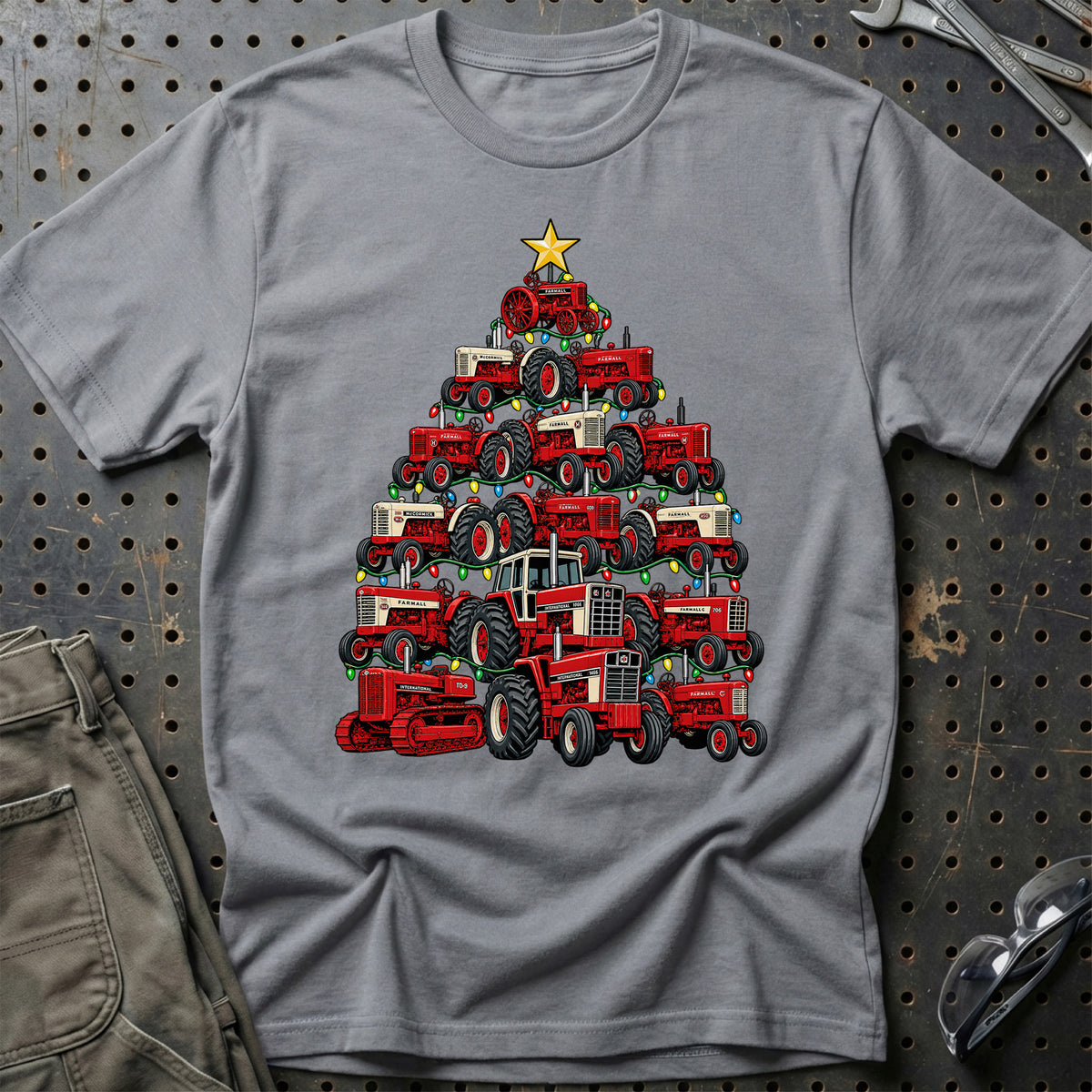 McCormick Juletræ T-Shirt-Beklædning-McCormick-Grå Sport-S-Garage Culture Shop- garage - man cave - merchandise