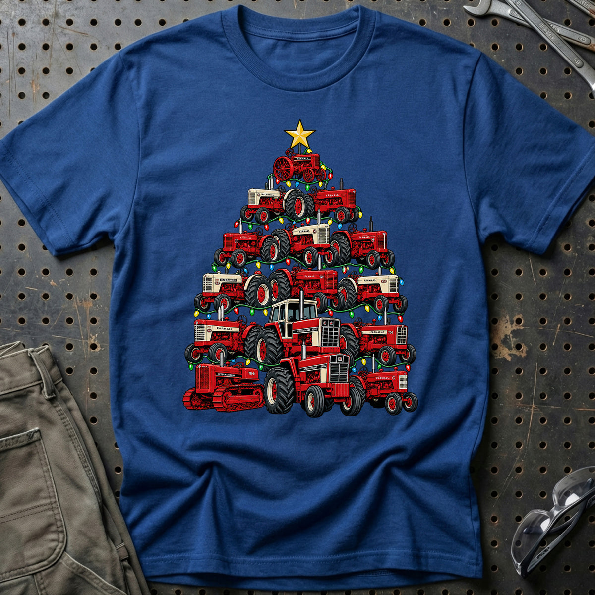 McCormick Juletræ T-Shirt-Beklædning-McCormick-Blå Royal-S-Garage Culture Shop- garage - man cave - merchandise
