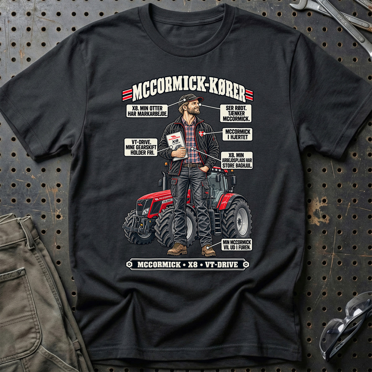 
McCormick-Kører T-Shirt – Sort