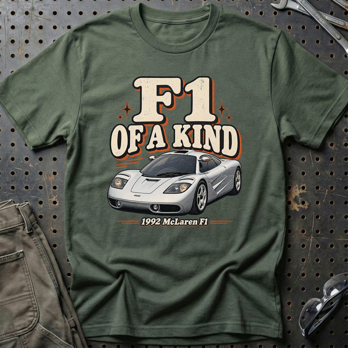 
McLaren F1 1992 – F1 of a Kind T-Shirt – Grøn Militær