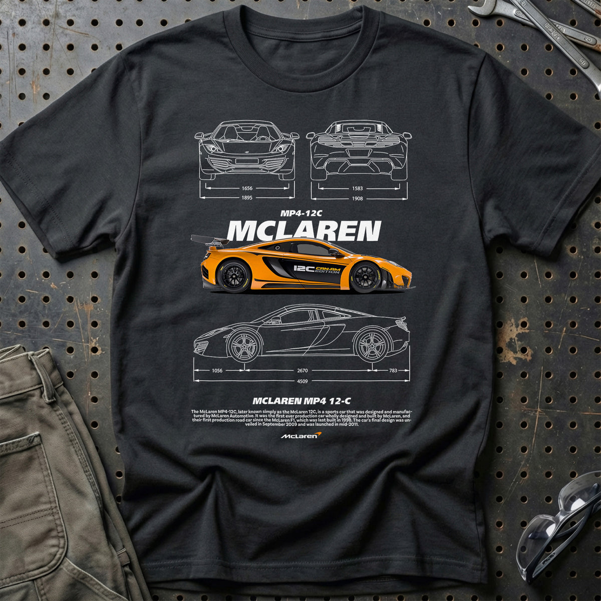 
McLaren MP4 T-Shirt – Sort