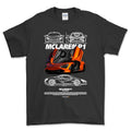 McLaren P1 T-Shirt-Beklædning-McLaren-Sort-S-Garage Culture Shop- garage - man cave - merchandise