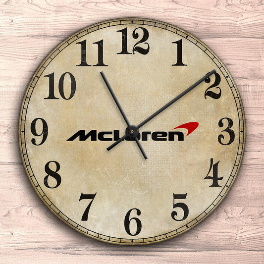 McLaren Vægur Rundt-Clock-McLaren-Garage Culture Shop- garage - man cave - merchandise