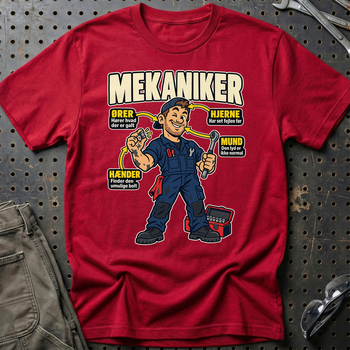 
Produktbillede af Mekaniker – Anatomi T-Shirt