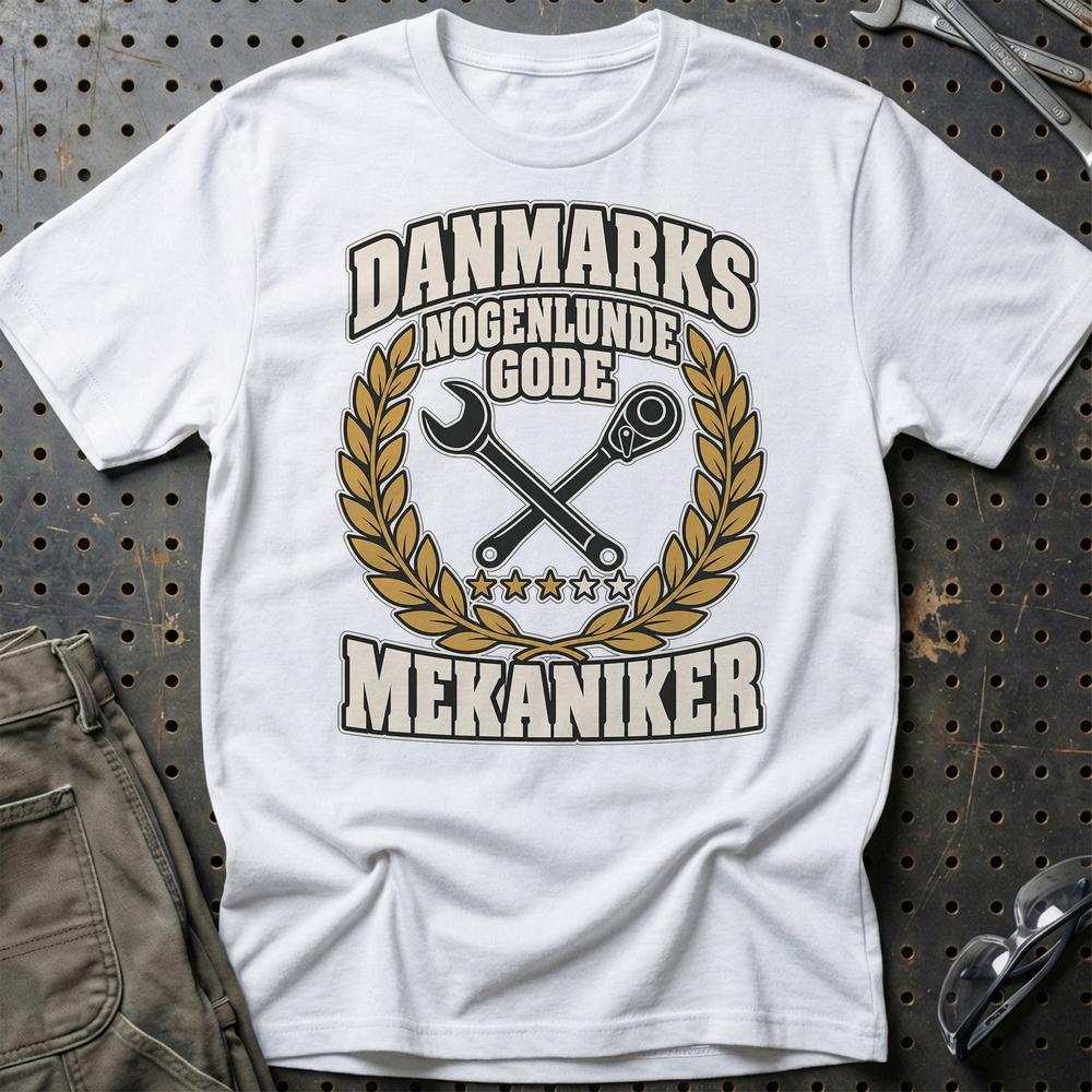 
Produktbillede af Mekaniker – Danmarks Nogenlunde Gode T-Shirt