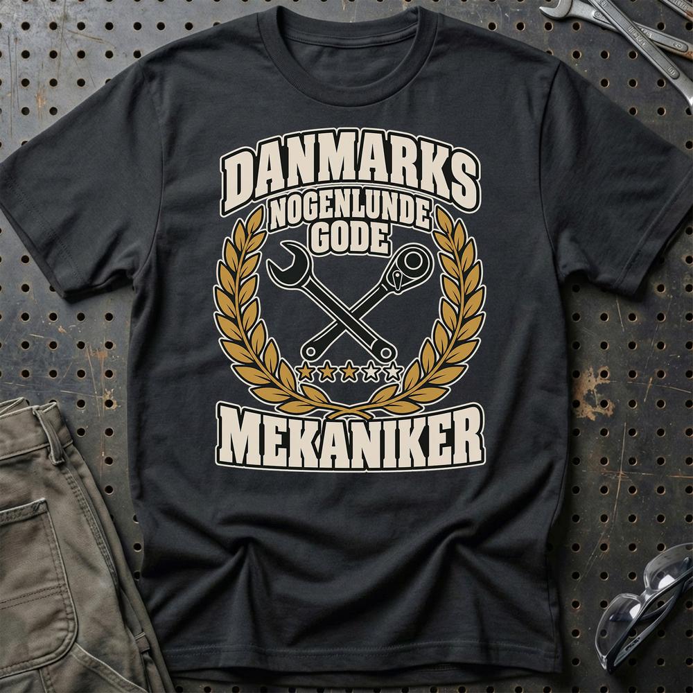 
Produktbillede af Mekaniker – Danmarks Nogenlunde Gode T-Shirt