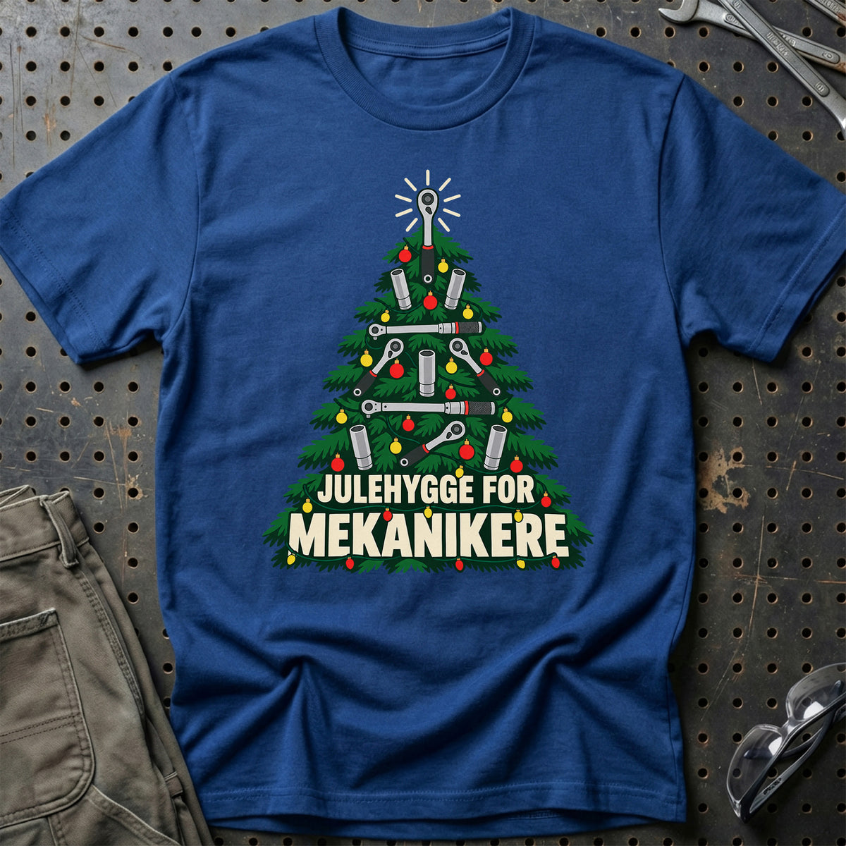 
Mekaniker – Julehygge – Unisex T-Shirt – Blå Royal