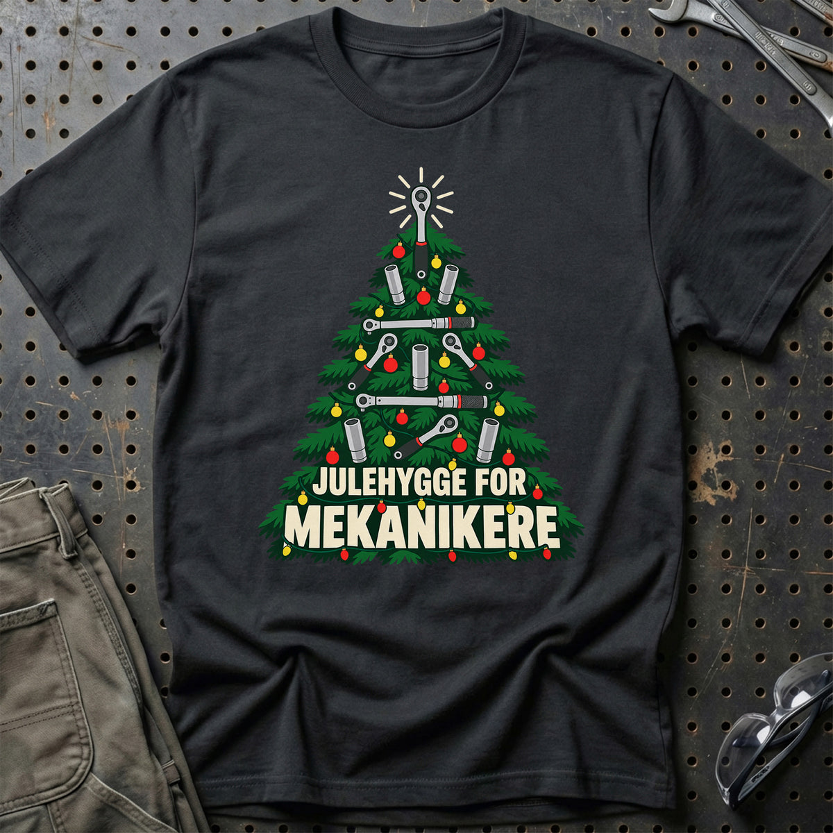 
Mekaniker – Julehygge – Unisex T-Shirt – Sort