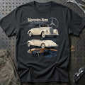 
Mercedes-Benz 220 Cabriolet A 1952 T-Shirt – Sort