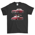 Mercedes-Benz 300 SL Gullwing Coupé 1955 T-Shirt-Beklædning-Mercedes-Sort-S-Garage Culture Shop- garage - man cave - merchandise