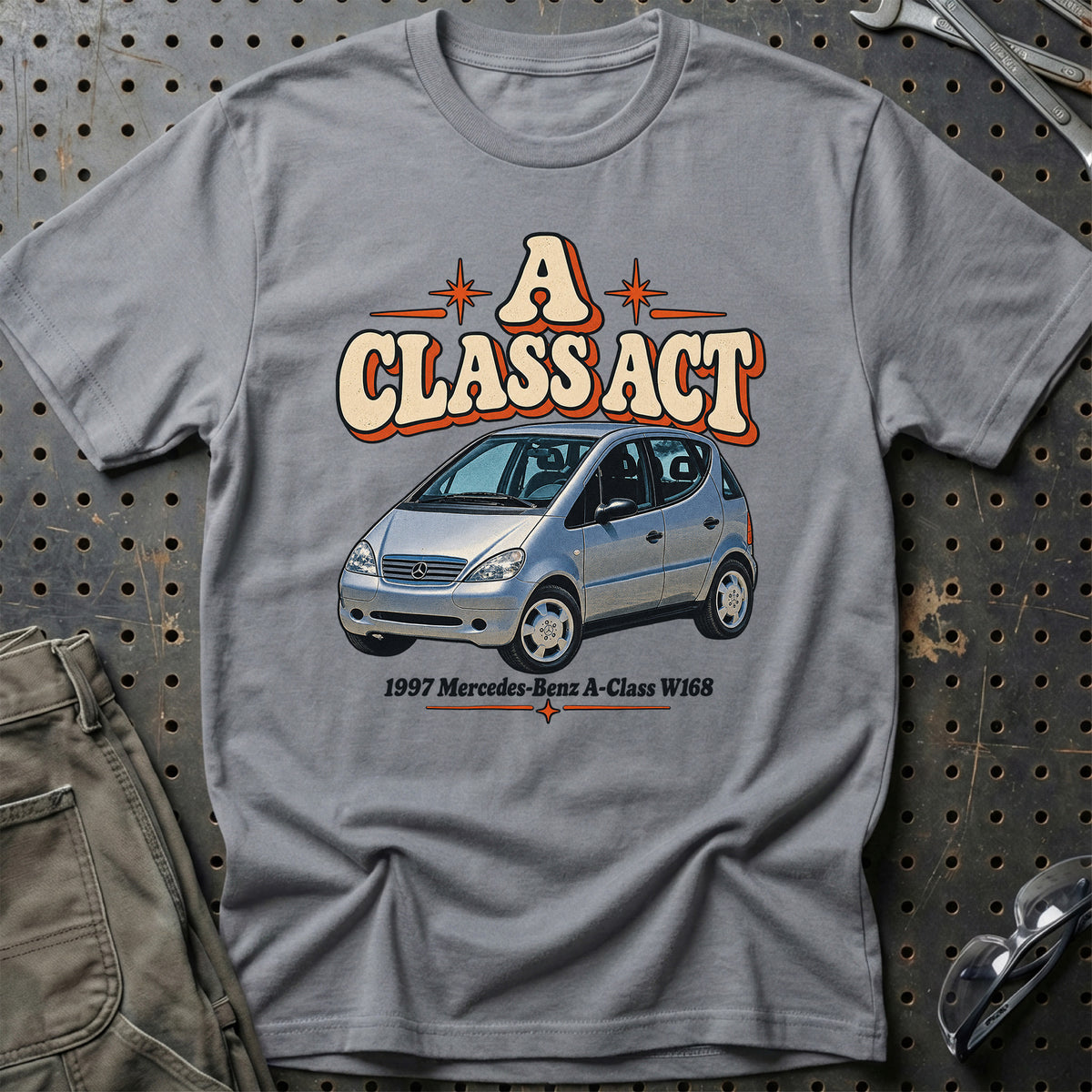 
Mercedes-Benz A-Class W168 1997 – A Class Act T-Shirt – Grå Sport