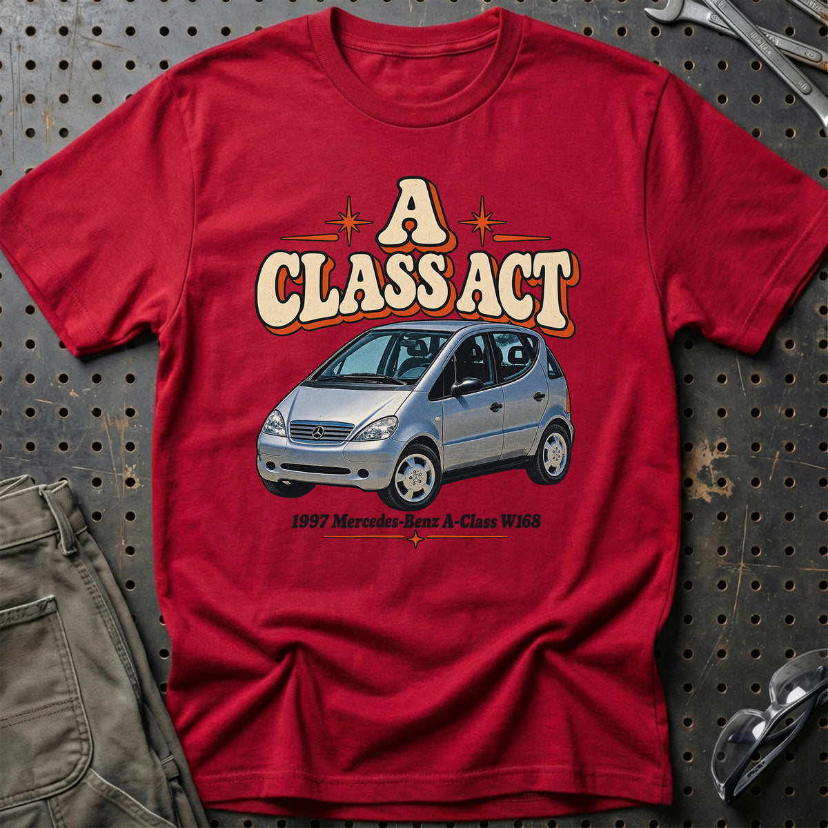 
Mercedes-Benz A-Class W168 1997 – A Class Act T-Shirt – Rød
