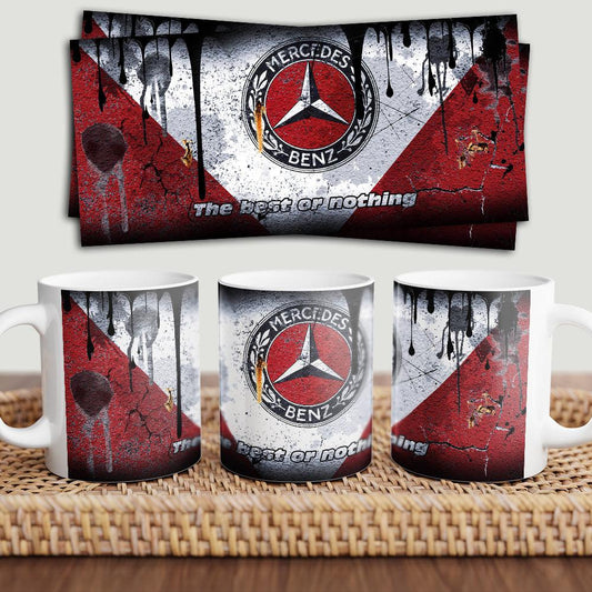 Mercedes Benz Keramisk Krus-Krus-Mercedes-Garage Culture Shop- garage - man cave - merchandise
