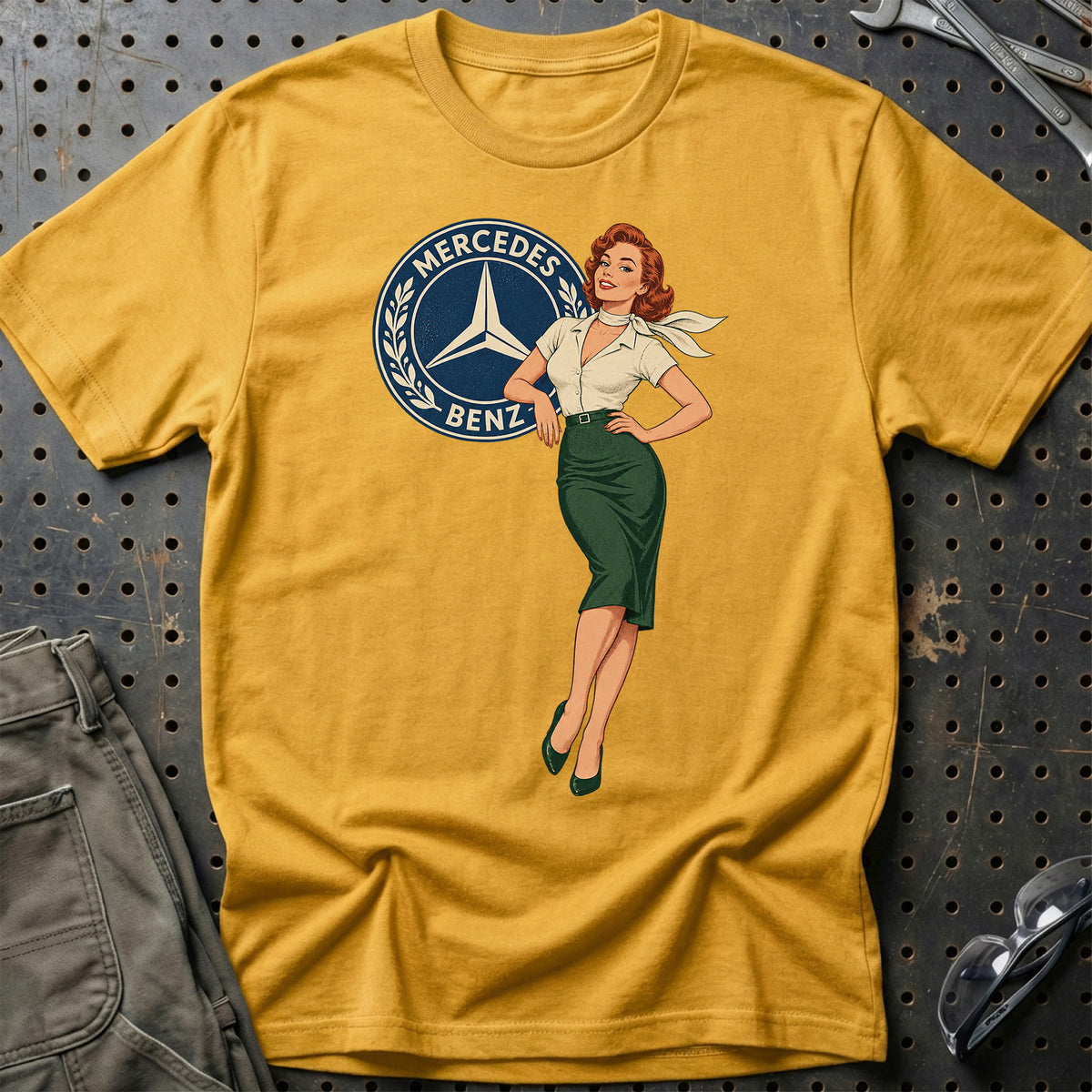
Produktbillede af Mercedes-Benz Retro Pinup T-Shirt