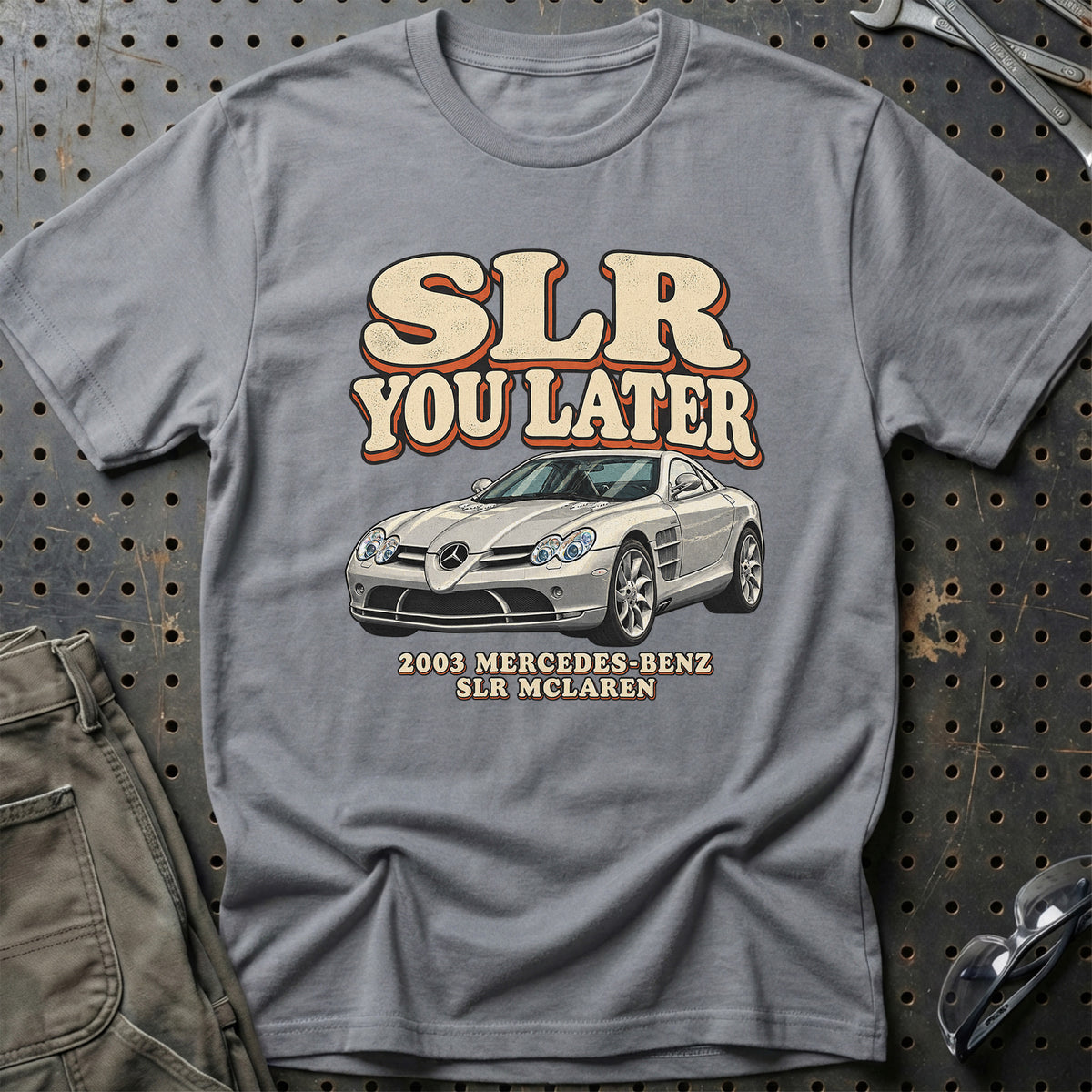 
Mercedes-Benz SLR McLaren 2003 – SLR You Later T-Shirt – Grå Sport