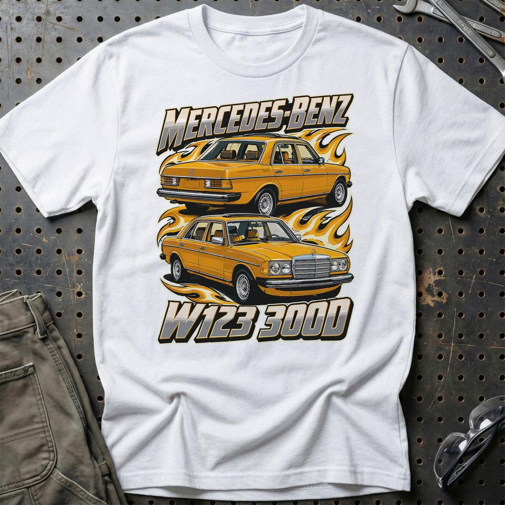 
Produktbillede af Mercedes-Benz W123 300D T-Shirt