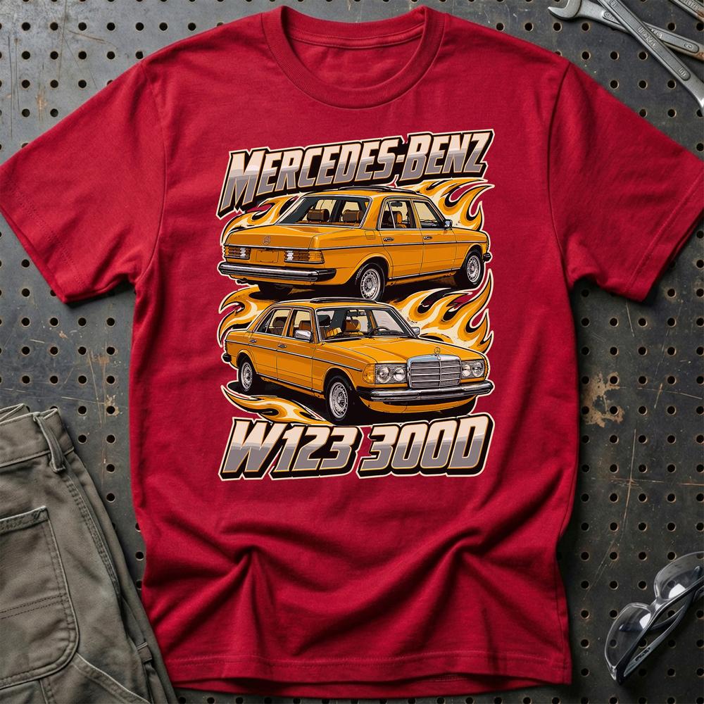 
Produktbillede af Mercedes-Benz W123 300D T-Shirt