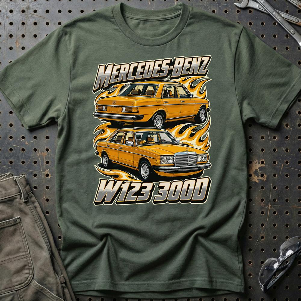 
Produktbillede af Mercedes-Benz W123 300D T-Shirt