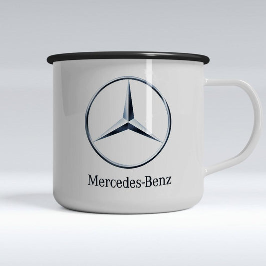Mercedes Emaljekrus-Krus-Mercedes-Garage Culture Shop- garage - man cave - merchandise