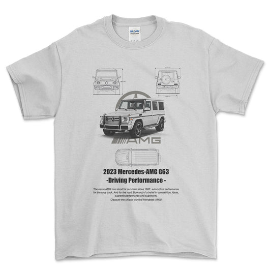 Mercedes G63 AMG - Unisex T-Shirt , Bomuld-Beklædning-Mercedes-Hvid-S-Forside-Garage Culture Shop- garage - man cave - merchandise
