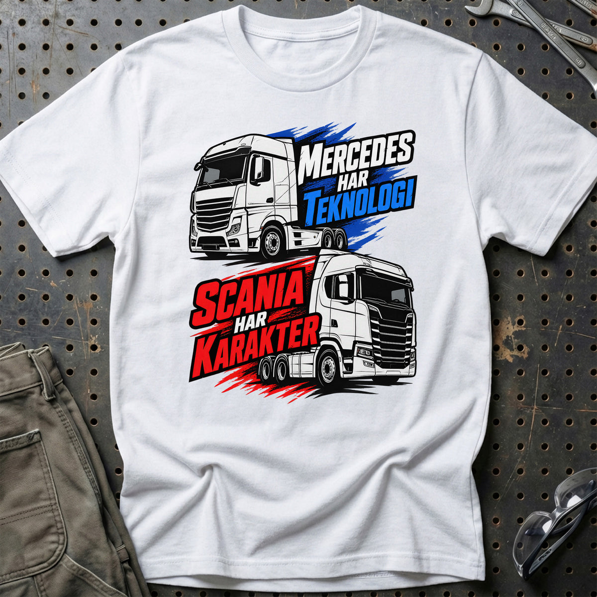 
Produktbillede af Mercedes Har Teknologi – Scania Har Karakter T-Shirt