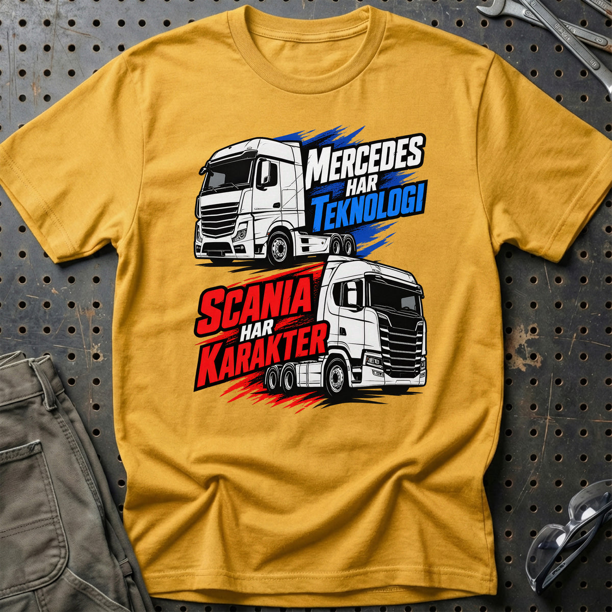 
Produktbillede af Mercedes Har Teknologi – Scania Har Karakter T-Shirt