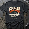 
Mercury Cougar 1967 – Cougar on the Prowl T-Shirt – Sort