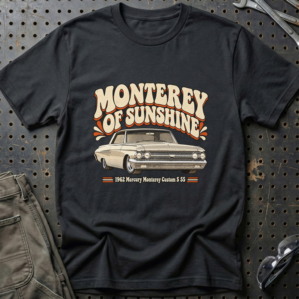 
Mercury Monterey Custom S 55 1962 – Monterey of Sunshine T-Shirt – Sort