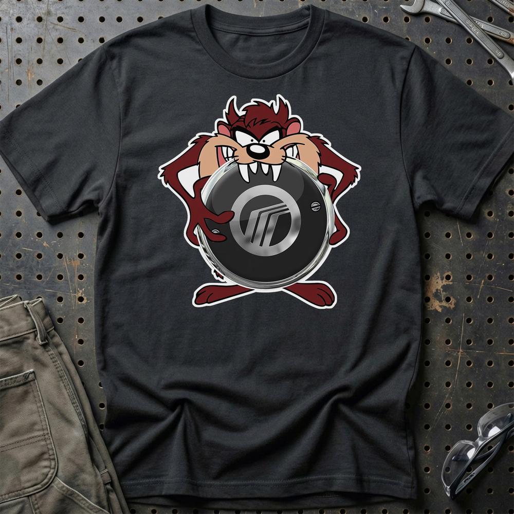 Mercury TAZ T-Shirt-Beklædning-Mercury-Sort-S-Garage Culture Shop- garage - man cave - merchandise