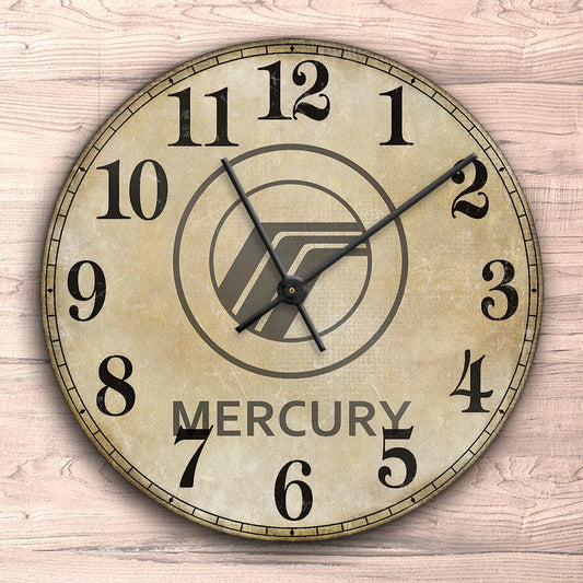 Mercury Vægur Rundt-Clock-Mercury-Garage Culture Shop- garage - man cave - merchandise